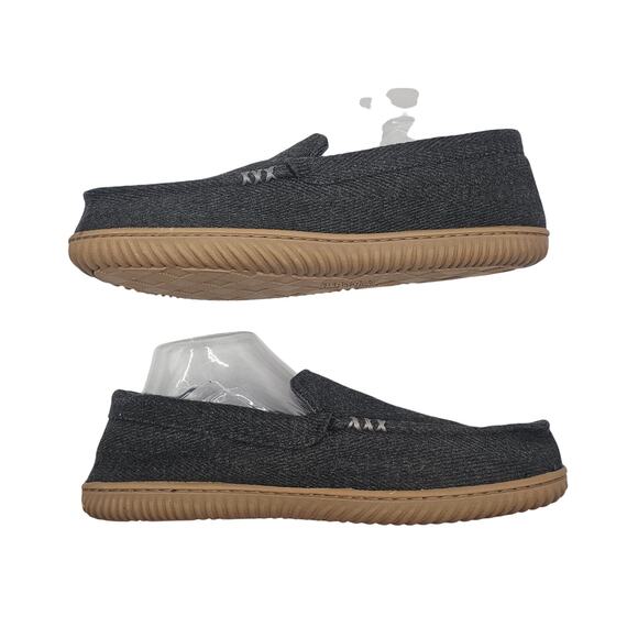 Dearfoams Men's Slippers Charcoal Gray New Without Tags Sz 11-12 - Picture 6 of 10